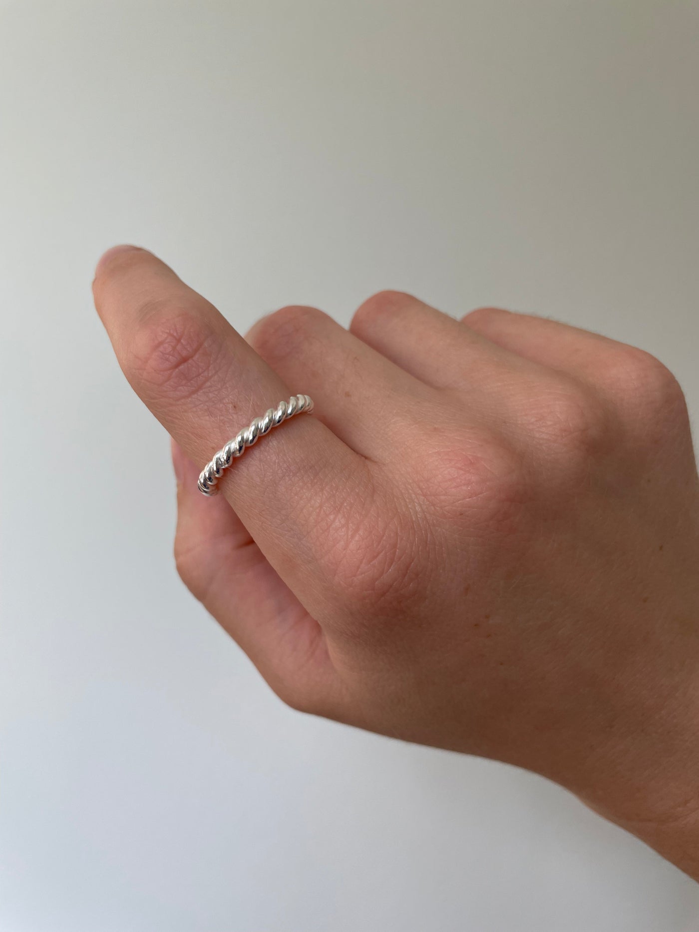 Swirl Ring silber