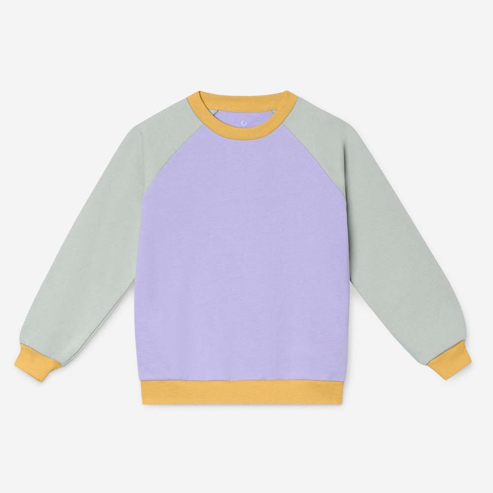 PREORDER Oh-So Cosy Sweater Colorblocking I Lovely Lavender