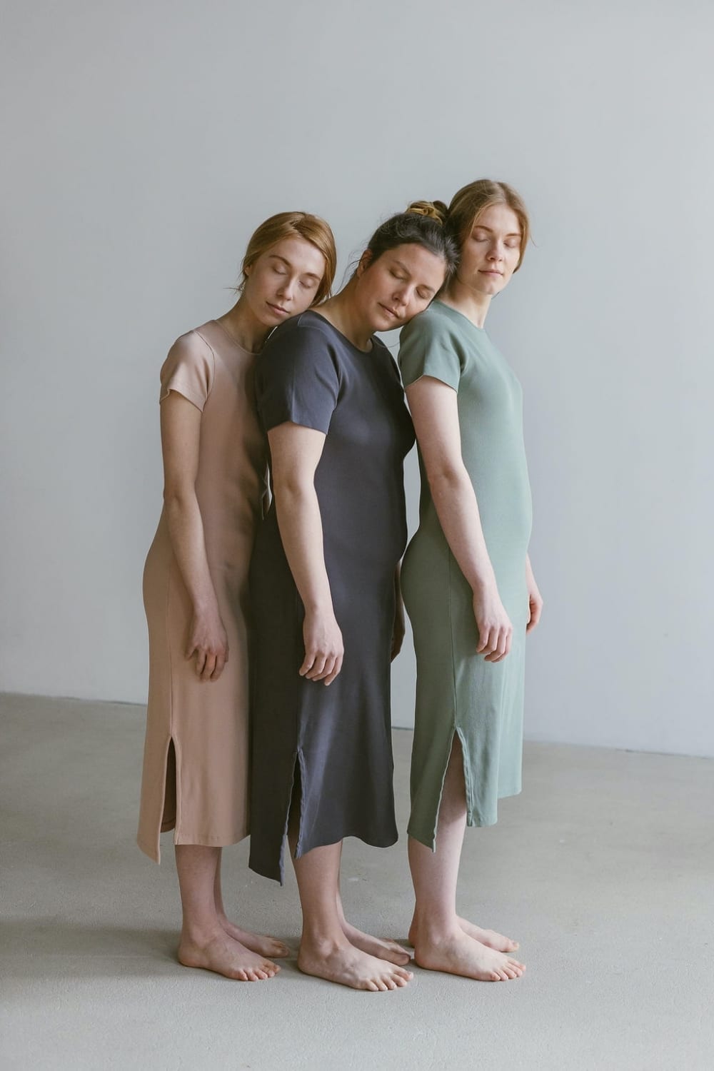 Rib Jersey Kleid, clay