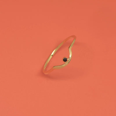 curved black ring