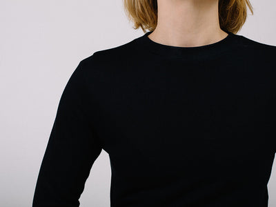 Universal sweater - black / hazelnut