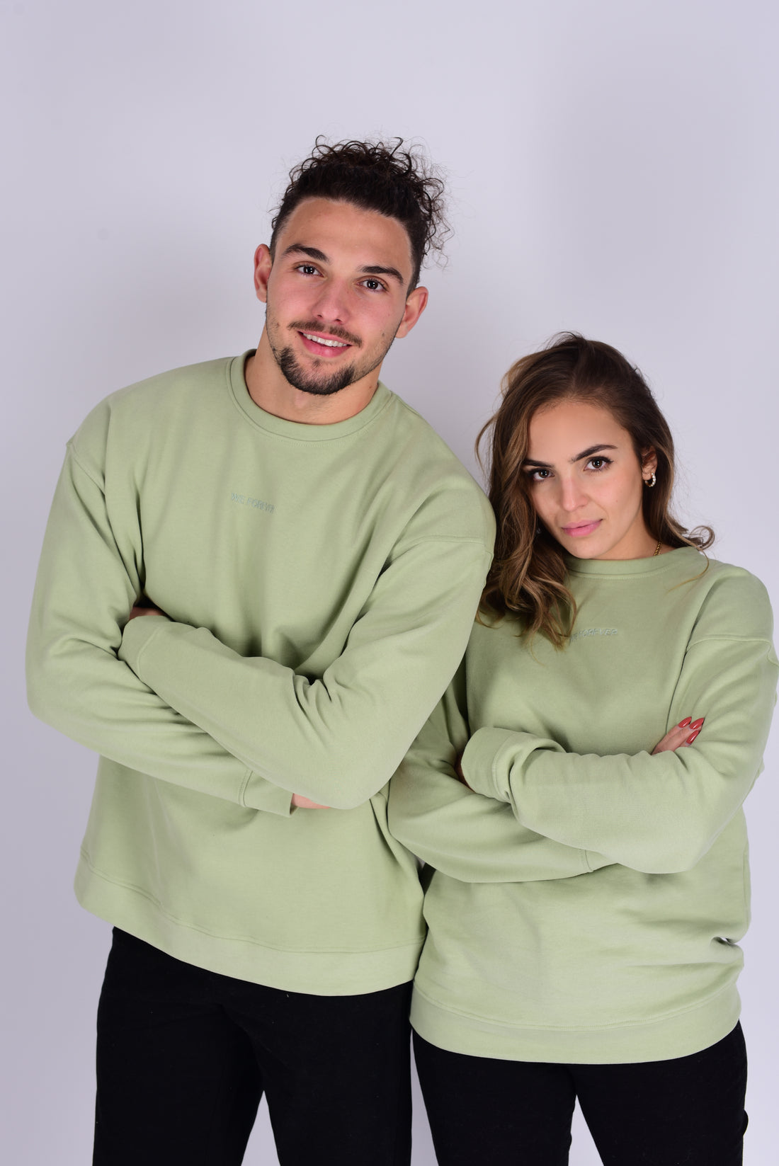 Unisex Sweater 100% BIO-Baumwolle in Grün