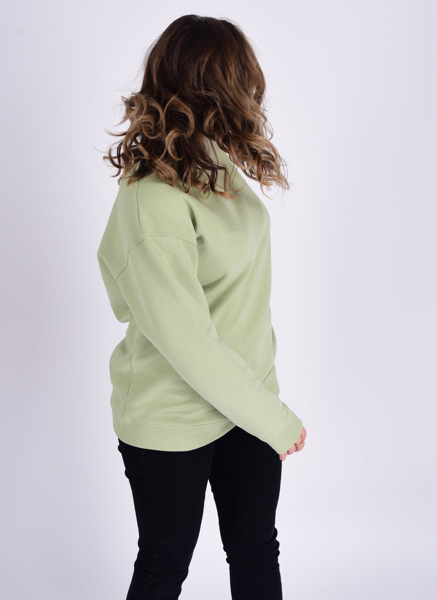 Unisex Sweater 100% BIO-Baumwolle in Grün