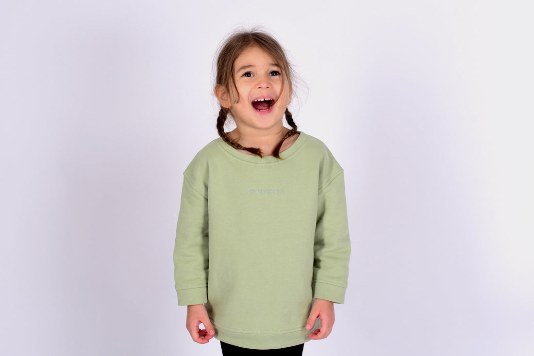 Kids Sweater 100% BIO-Baumwolle in Grün