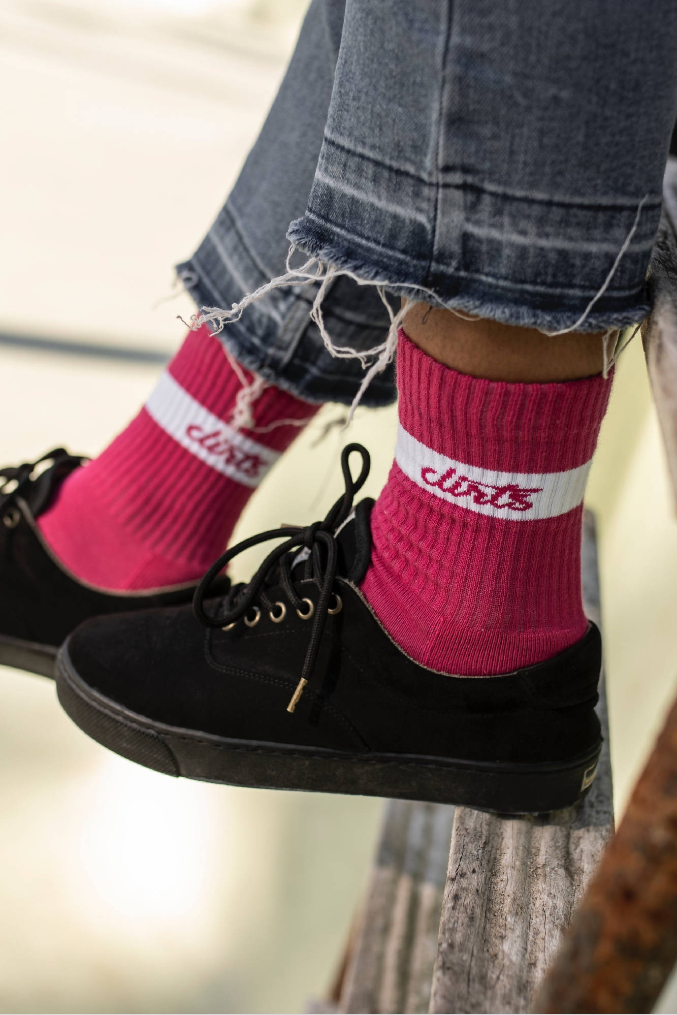SIMPLY.FAIRLY.GOOD Socks, Pink